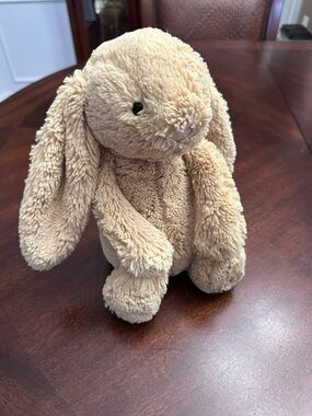 Jellycat Bashful Bunny Plush Beige Honey Bunny Stuffed Animal Medium 12"